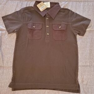 NWT Crazy 8 brown Polo Shirt